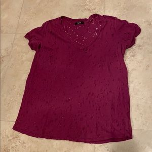 Lauren Moshi distressed T-shirt